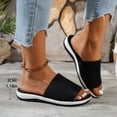 thumbnail image 2 of Dakaela Slides Sandals for Women Breathable Mesh Sports Athletic Casual Slippers Lightweight Non Slip Walking Shoes with Arch Support Black 6, 2 of 8