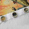 thumbnail image 4 of Feelyou Rustic Pike Fish Black Out Curtains, Vintage Lake House Curtains Pack of 2 (42x63 Each), Teens Kids Adult Bedroom Curtains, Window Curtains Decor, 4 of 6
