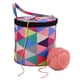 thumbnail image 1 of Organizador portátil con ganchos, ideal para suministros de costura y proyectos de bricolaje, regalo perfecto para mamás astutas Bolsa de almacenamiento de hilo redonda para tejer y crochet, 1 of 6