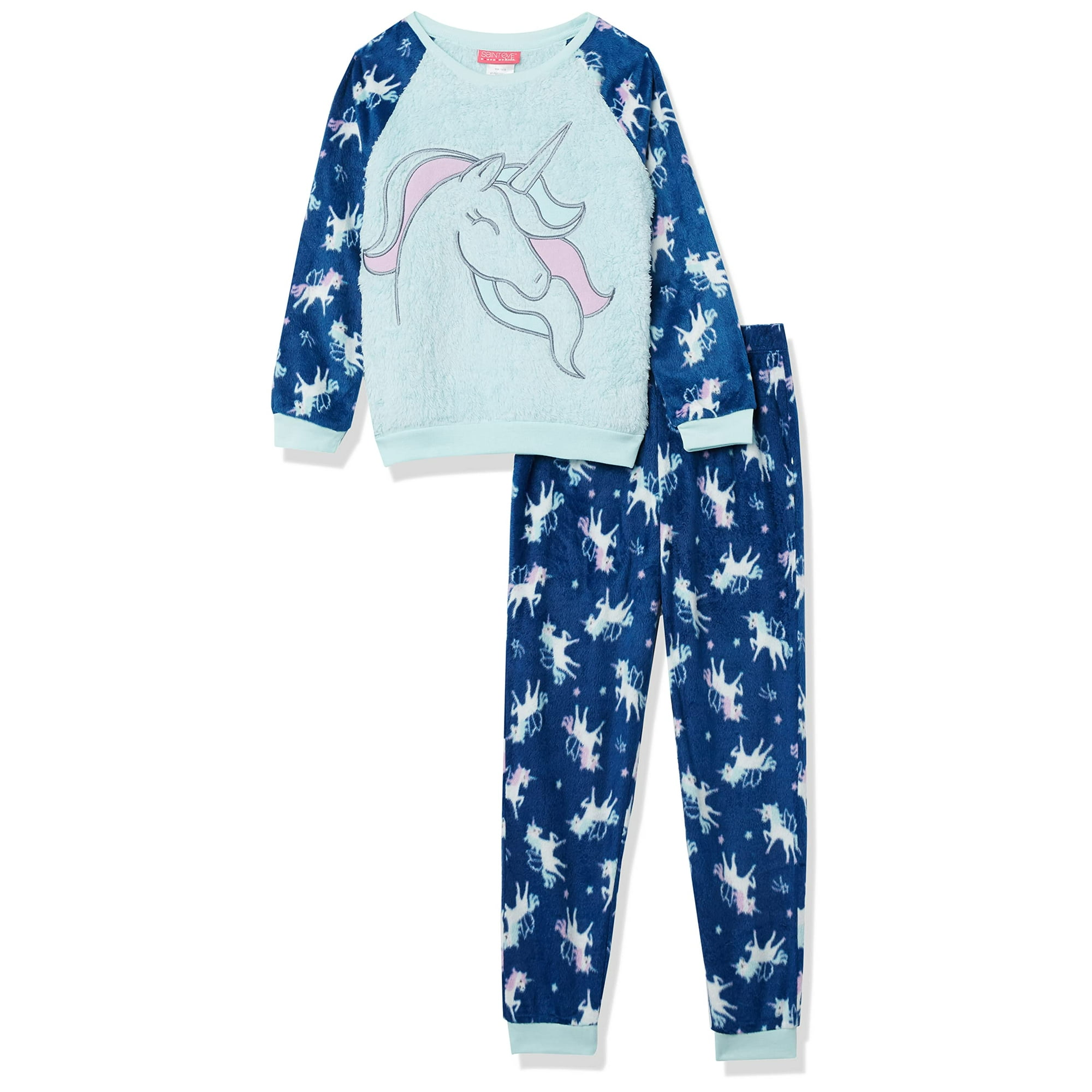St. Eve Girls Dream Doll Pajama Set Unicorn M Walmart