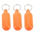 thumbnail image 2 of Floating Keychain Boating Key Chain Fishing Floating Key Chain Orange Floating Keychain 3PCS Floating Keychain Stainless Steel ABS Waterproof Key Holder Boating Key Chain For, 2 of 8