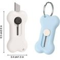 thumbnail image 2 of 6Pcs Bones Shaped Tiny Knife Retractable Portable Utility Razor Knife for Package Envelope Letter Box Cutter with Keychain Hole, 2 of 5