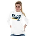 thumbnail image 3 of US Navy Eagle Anchor Logo Est 1775 Unisex Plus Size Long Sleeve Shirt Brisco Brands 3X, 3 of 5