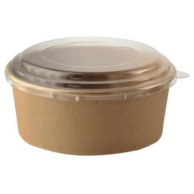 PacknWood 210PC581K 20 oz Round To go Container - Kraft