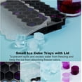 thumbnail image 4 of Ice Cube Trays for Freezer with Lid-Silicone Ice Cube Tray with Lid Ice Maker 3 Packs Black,Easy-Release Reusable Ice Cube Coffee Scoop for Coffee Bar Accessories, 4 of 5