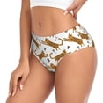 thumbnail image 2 of Fotbe Leopard Print Calzones Estampados para Mujer – Ropa Interior de Algodón, Cómoda, Suave y Elástica-Medium, 2 of 6