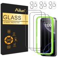 thumbnail image 1 of Protector de pantalla Ailun para iPhone 16 Pro 6,3" pack de 3 + 3, 1 of 6