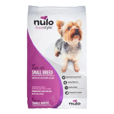 Nulo FreeStyle Grain-Free Small Breed Salmon & Red Lentils Dry Dog Food, 11 Lb
