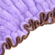 thumbnail image 2 of Bata de baño de terciopelo coral suave para mujer: cálida, acogedora y elegante bata de spa para máxima comodidad. Paraíso morado de felpa, 2 of 7