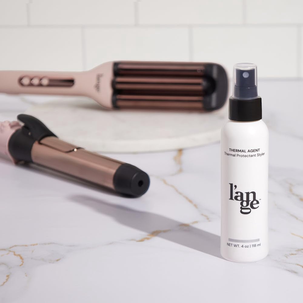 L'ANGE HAIR Thermal Agent | Thermal Heat Protectant Spray for Hair Enhances Shine | Volume & Controls Frizz | 4 Fl oz