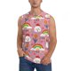 thumbnail image 1 of Balery Cartoon Chicken Camisetas sin mangas para hombre, absorbe la humedad y protege contra el mal olor.-Medium, 1 of 7