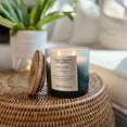 Better Homes & Gardens 12oz Blue Fern and Citrus Scented 2Wick Ombre