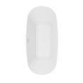 thumbnail image 6 of Vinnova Azagra 67" x 31.5" Oval Acrylic Freestanding Soaking Bathtub in Matte White, 6 of 6