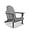 Grey, variant on PetFurnishn Folding Adirondack Chair - Durable HDPE Poly Lumber All-Weather Resistant, Foldable Oversized Balcony Porch Patio Outdoor Chair for Lawn,Backyard, Deck, Garden,Camping -Red