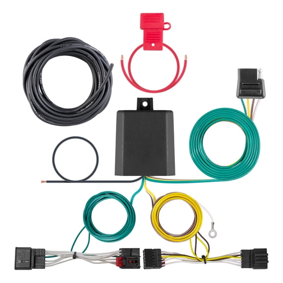 CURT 56440 Vehicle-Side Custom 4-Pin Trailer Wiring Harness, Select Volkswagen Passat