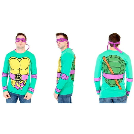 Teenage Mutant Ninja Turtles Long Sleeve Costume Green T-Shirt & Eye