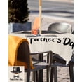 thumbnail image 5 of Fsddascl Happy Father's Day Outdoor Tablecloth - 54x54 Inch Square Dining Table Cover, Funny Bow Beard Watercolor Waterproof Outdoor Table Cloth with Umbrella Hole & Zipper for Picnic/Patio/Party, 5 of 7