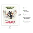 thumbnail image 2 of The Broadway Melody - Vintage Film Movie Poster c.1929 - Bamboo Fine Art 290gsm Paper (Unframed) 17x22in, 2 of 4