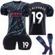 thumbnail image 1 of 23-24 Manchester City Away Kids Football Kit No. 19 Alvarez 26, 1 of 5