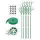 thumbnail image 1 of Juego de 6 estacas de soporte para plantas Zulema para jardín con lazos giratorios y correa 100 cm, 1 of 7