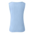 thumbnail image 6 of Neuxse European And Border Women's Vest 2024 Keyhole Sleeveless Summer Business Casual Basic Top, 6 of 6