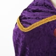 thumbnail image 6 of King Queen Cape Crown for Kids Halloween Prince Princess Costume Cloak, 6 of 7