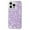 Purple, variant on Mobile Phone Case Compatible with iPhone 16 Pro Max, Glitter Sparkle Bling Protective Case for Girls and Women, Ultra Slim Shockproof and Scratch-Resistant, Trendy Case for iPhone 16 Pro Max, White
