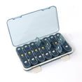 thumbnail image 3 of Medicina mensual Splitters Estuches de vitaminas 7 días Píldoras Píldoras Pastillas portátiles Blue Blue in Box Package para personas mayores tipo1 Inevent HA027434-01, 3 of 7