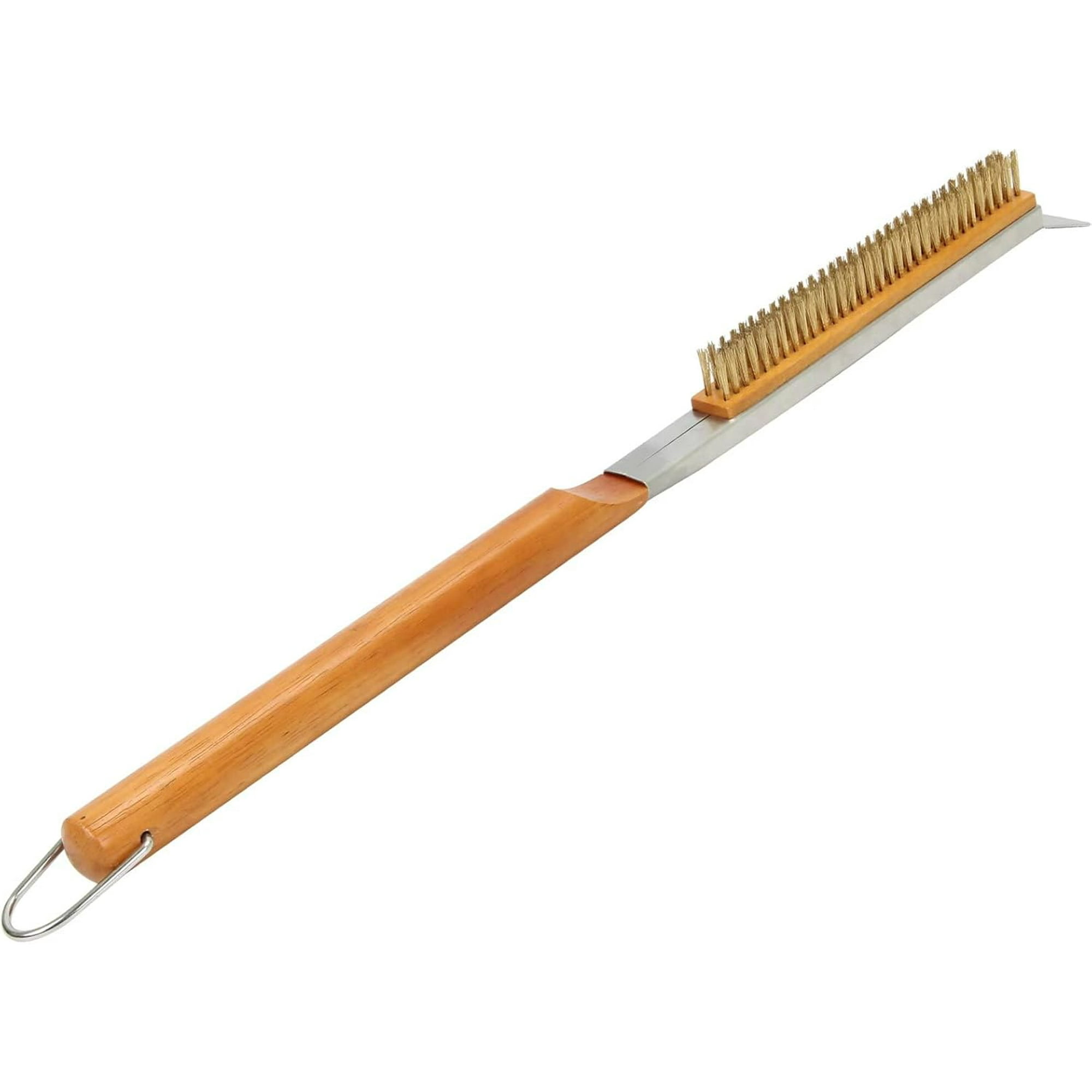 Ooni Pizza Oven Brush, Heat-Resistant Bristles, Comfortable Wooden