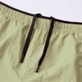 thumbnail image 6 of Stamzod Men Short Fashion Solid Color Summer Elastic Waist Drawstring Shorts Casual Loose Plus Size Athletic Shorts for Men with Pocket Black E XXXXXL, 6 of 6