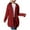 Red, variant on Get It Fast Women Long Sleeve Hooded Jackets Winter Loose Solid Color Warm Outerwear Coat Fleece Button up Jacket My Order My Items