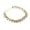 Rose Gold, variant on Pet Accessories Gold Cuban Dog Necklace Leash Set – Hop Style Chain for Cat Dog,26+7 cm,Silver
