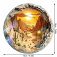 thumbnail image 3 of 7.48" Acrylic Suncatcher Puzzle-Sunset Canyon, Hanging Suncatcher, DIY Suncatcher Kits for Adults, Home Decor Sun Catcher for Window Garden Puzzles for Adults, Sun and River Circular Jigsaw Puzzles, 3 of 9