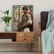 thumbnail image 5 of Qisvanset 12x16 Inch 2D Flat Framed Canvas Art, Armor of God Vintage Sunday School Bible Verse Jesus Wall Art, 5 of 5