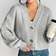 thumbnail image 4 of Aueoeo Womens Oversized Sweaters, Womens Casual Lightweight Long Sleeve Cardigan Flowy Soft Open Front Knit Cardigan Sweaters, 4 of 6