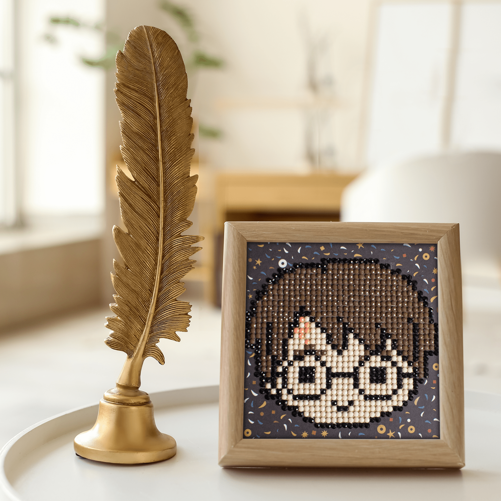 Diamond Dotz Harry Potter Hogwarts Diamond Painting Kits for Adults - Diamond Art Kits a Relaxing Creative Craft Kit with Dotz Gems 3.5" x 3.5"