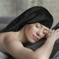 thumbnail image 6 of 2pcs Long Nightcaps Women Sleeping Hats Satin Hats Women Long Sleeping Hats, 6 of 6