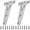 6'' x 3" 2 Pack, variant on 316 Stainless Steel T Hinges Marine Grade 4'' x 2" Heavy Duty Boat Hatch Hinge (100 mm X 54 mm) 2 Pack Casting Cabinet Hardware Door Hinge with Screws