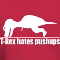 thumbnail image 3 of CafePress - T Rex Hates Push Ups T Shirt - Men's Classic Graphic Cotton T-Shirt, 3 of 4
