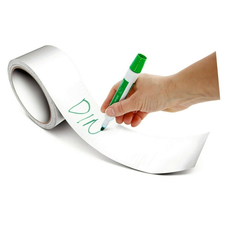 Scotch Brand Dry Erase Tape, White, 1.88 Inches x 5 Yards, Ideal