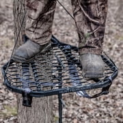 Hawk COMBAT Hang-On Hunting Tree Stand w/ Set of 3 Helium Climbing Sticks
