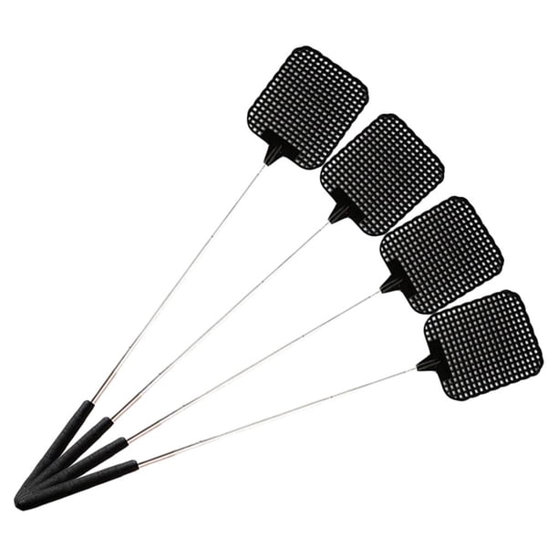 Advancent 4 piezas de plástico telescópico extensible matamoscas varilla telescópica de acero inoxidable Bug Swatter Type2 NO2 Advancent HA029149-00