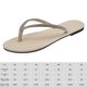 thumbnail image 2 of Flip Flip para mujeres con sandalias planas de imitación se deslizan sobre toboganes planos con suela de goma para la playa de verano, 2 of 6