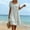 Gray plus size boho mini dress a1, variant on Women Plus Size Summer Square Neck Short Sleeve Eyelet Hollow Out Boho Mini Dress Flowy A Line Casual Party Beach Vacation Sundresses, Green L