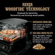 Ninja Woodfire™ Pizza Oven, 8-in-1 outdoor oven, 5 Pizza Settings, Ninja Woodfire™ Technology, up to 700°F heat, BBQ smoker, electric