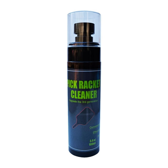 Limpiador de superficies para rack de Pickleball de 100 ml Aumenta la rotación y el control Elimina Redondo