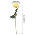 thumbnail image 3 of SUSHANG 3Pc Simulated Rose Flower Artificial Rose Flowers Simulation Rose Wedding Bouquetss Floral Rose Flower Silk Flower Hand Tied Bouquet, 3 of 3