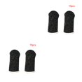 thumbnail image 3 of Matsuzay 10 Uds. Fundas para los dedos, controlador de juego móvil, antideslizante, a prueba de sudor, funda protectora para las yemas de los dedos, blanco negro 2piezas, 3 of 5