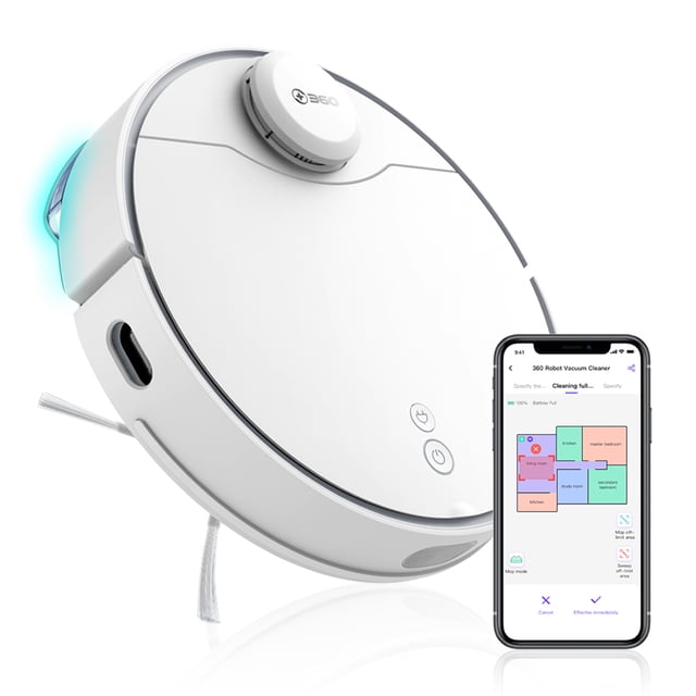 Robot Aspiradora Inteligente 360 Smart Life S9 Aspira y Trapea con Autocarga
