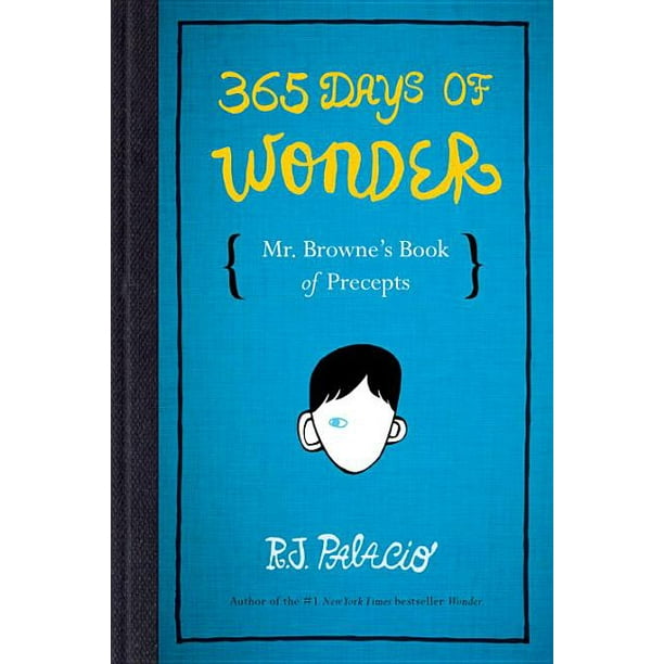 365 Days Of Wonder Mr Browne S Book Of Precepts Hardcover Walmart Com
